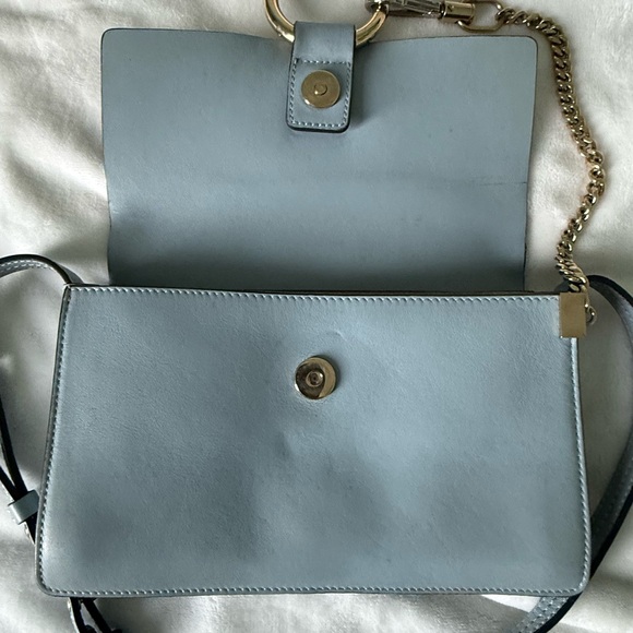Chloe Faye Shoulder Bag (Blue) - Picture 3 of 16